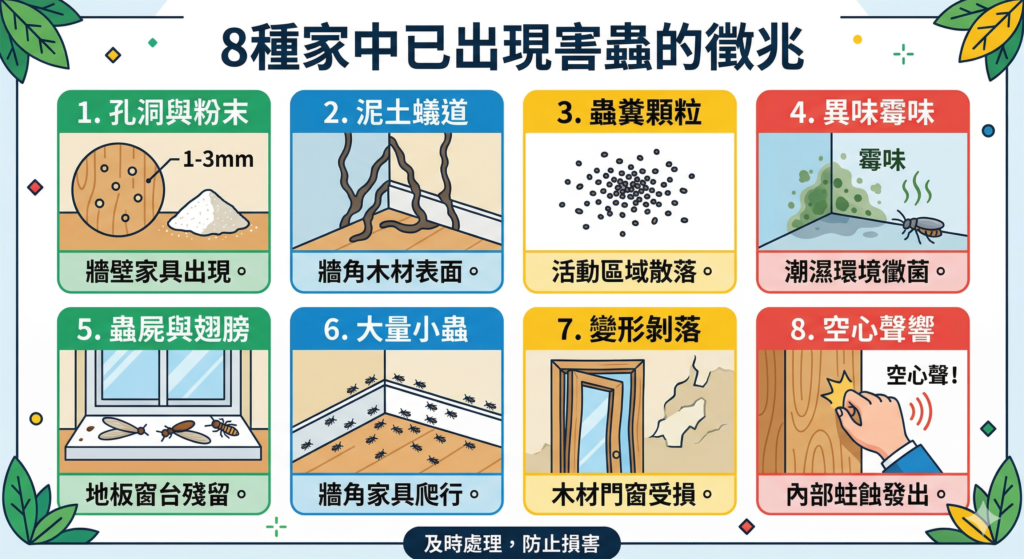 小心！8種徵兆表示家中已出現害蟲！